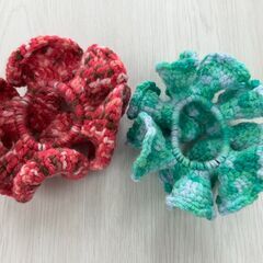 【ハンドメイド】ヘアゴム　シュシュ２個セット
