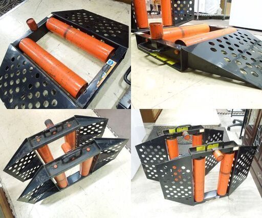 BANZAI 移動式小型用簡易フリーローラー BFR-60 輪荷重600kg 4輪駆動