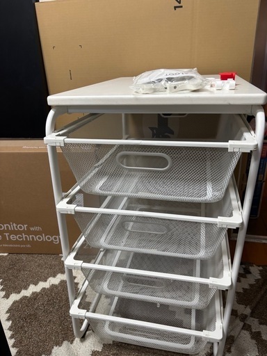 IKEA ALGOT 3段 メッシュ ワードローブ (とし) 高円寺の収納家具 IKEA ALGOT 3段 メッシュ ワードローブ (とし) 高円寺の収納家具