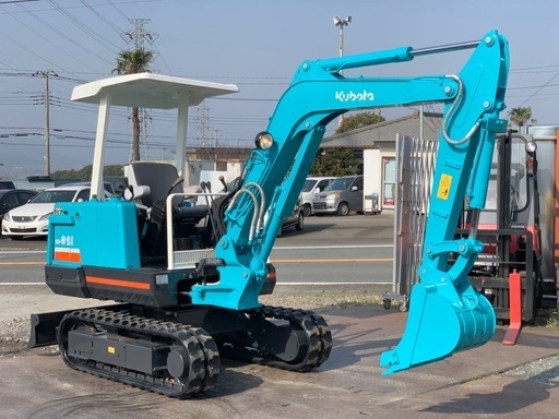 クボタ　ミニユンボ　KX-021  油圧ショベル  ワンオーナー　使用時間少ない462時間　操作パターン切り替え可能　倍速付き　2tク
