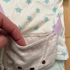 ネコ　ポシェットデザイン　70センチ　Tシャツ　の画像