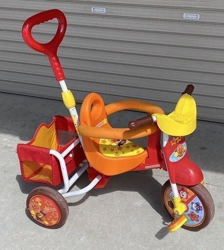 福岡市引き取り限定】アンパンマン 三輪車 DX 美品