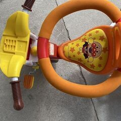 アンパンマン　３輪車　アシスト付　ノーパンクタイヤ　引き取り：田川郡香春町の画像