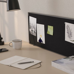 IKEA TROTTEN トロッテン クランプ式 ボード チャコールの画像