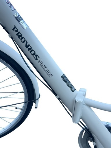 PROVROS（プロブロス）シティサイクル折りたたみ自転車26インチシマ
