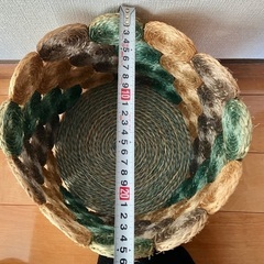 蓋付きバスケット 雑貨の画像