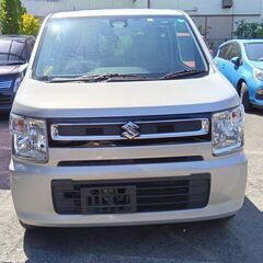 ワゴンＲ　ハイブリッド　ＦＸ　シルバー　ＥＴＣ　SUZUKI　令和2年式　プッシュスタート　デュアルセンサーブレーキサポート　車検付き　WAGON R　HYBRID　走行9万の画像