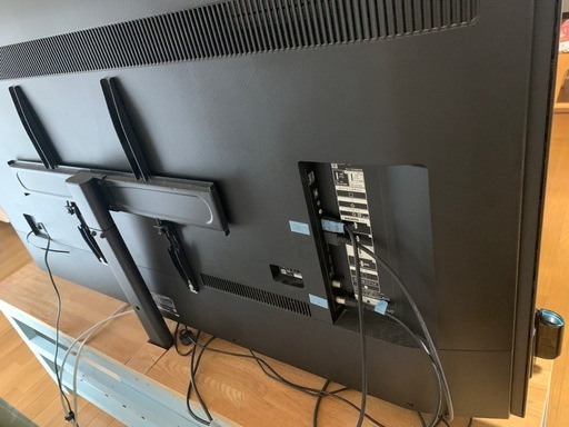 ソニーブラビア65型テレビKJ-65X8000Hとキャスター付きテレビ台のセット