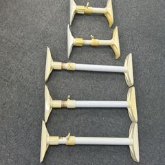 ★破棄期限近づき・値下げ★【5本】家具転倒防止 つっぱり棒 ホワ...