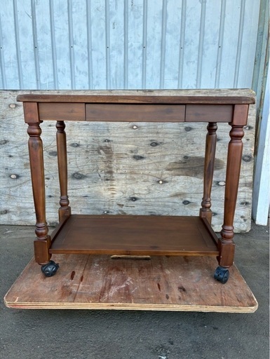 【アンティーク風】家具の大丸 キッチンワゴン【オシャレ家具】