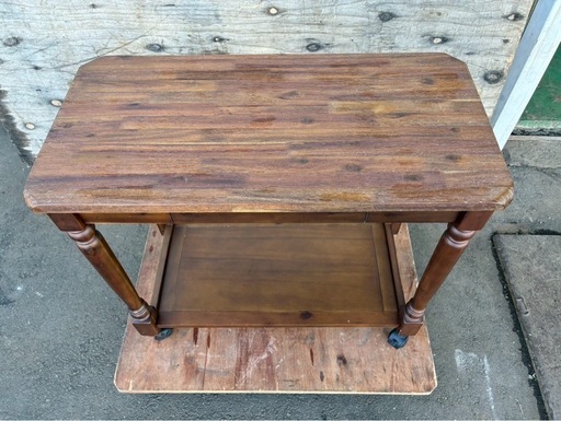 【アンティーク風】家具の大丸 キッチンワゴン【オシャレ家具】