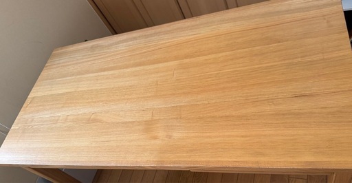 【値下げ相談OK】無印良品・天然木タモ材使用学習机