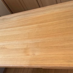 【値下げ相談OK】無印良品・天然木タモ材使用学習机
