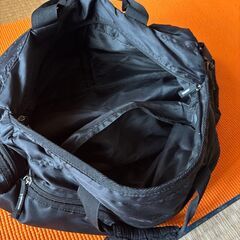 Mountain Range ボストンバッグ ブラックの画像