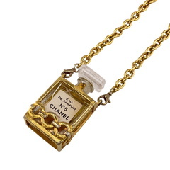 シャネル CHANEL ネックレス 香水瓶 チェーン ゴールドの画像