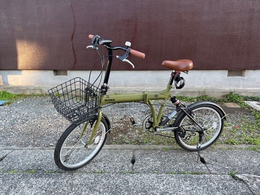 美品　折りたたみ自転車