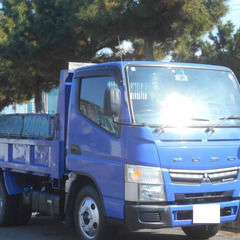 H27年式キャンターダンプ 最大積載2.95ｔ 3000ccディーゼルターボ ＡＴ 予備検査付の画像