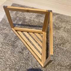 無印良品 竹材　コーナーラック１段 決定しました。の画像