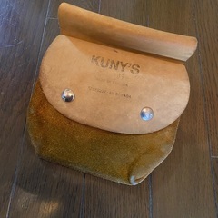 KUNY'S カナダ製本革リアルレザー　腰袋#DIY #キャンプ...