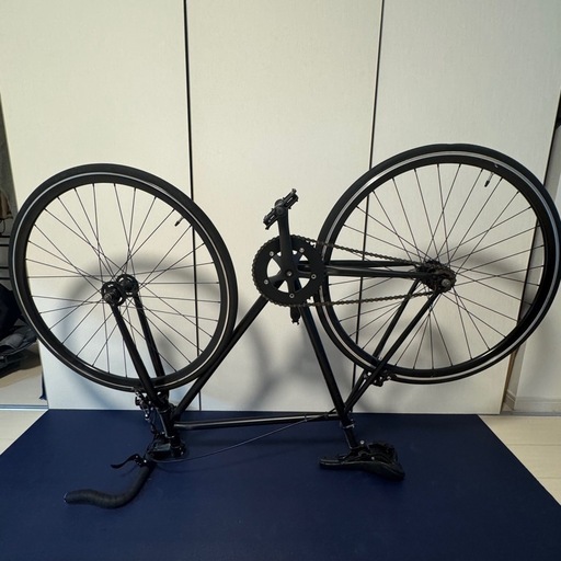 METORO】ピストバイク ブラック※ジャンク品 工場 METORO】ピストバイク