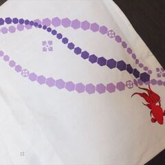 絵羽浴衣★金魚の画像
