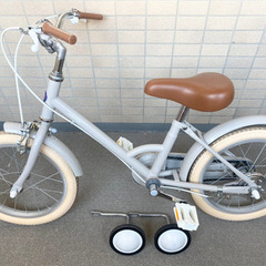 (美品) 子供自転車　16インチ　TOKYOBIKE(トウキョウバイク) 補助輪付きの画像