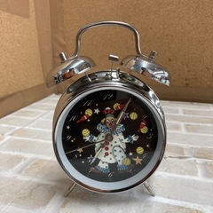 S745 ⭐ MECHANICAL ALARMCLOCK 手巻き目覚まし付時計 動作確認済の画像