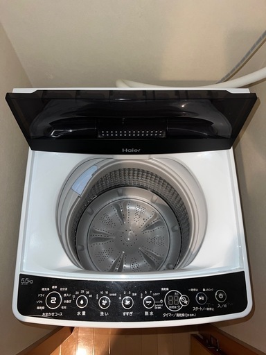 ハイアール 5.5kg 縦型洗濯機（2020年製）