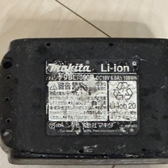 Makita 18V 6.0Ah Li-ion バッテリーの画像