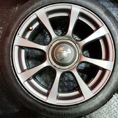 【CONTINENTAL ContiEcoContact5 195/45R16】夏タイヤ【アバルト 595 ABARTH 純正ホイール 16インチ 6.5J4HPCD98+35】　(VTJ076)の画像