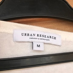 メンズ　　アーバンリサーチ　カットソー白の画像