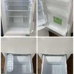 R098 ☀️ 大決算セール特別価格！ アイリスオーヤマ 2ドア冷蔵庫（154L 右開き）21年製 IRSN-15A ⭐動作確認済⭐クリーニング済の画像