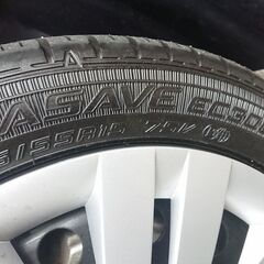 ダイハツ純正スチールホイール ＋ ノーマルタイヤ（DUNLOP ENASAVE EC300+）165/55R15　ダイハツ　キャストで使用中の画像