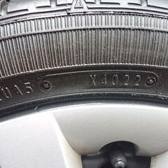ダイハツ純正スチールホイール ＋ ノーマルタイヤ（DUNLOP ENASAVE EC300+）165/55R15　ダイハツ　キャストで使用中の画像