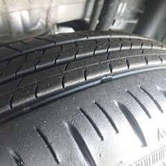 トヨタ純正スチールホイール ＋ ノーマルタイヤ（DUNLOP ENASAVE EC300+）165/65R14　トヨタ　ルーミーで使用中の画像