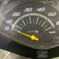 ホンダDIO AF68 シルバー純正セキュリティ付きの画像