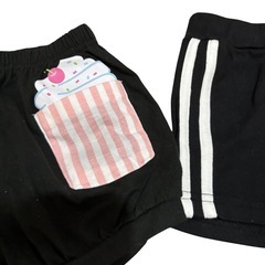 ベビー ショートパンツ2着セットの画像