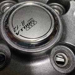 ㉛155/65R14新品タイヤ4本と中古美品ホイールとナット付きの画像