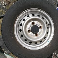 145/80-12 軽トラ、バン用夏タイヤ鉄ホイール4本セット