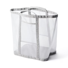 無印良品 ナイロンメッシュランドリーバックの画像