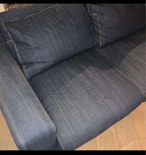 無印良品☆2.3人用ソファー☆デニムカバー 無印 MUJI ソファ カバー