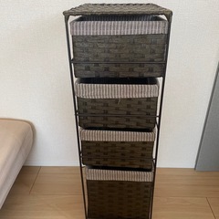【お譲り決定】収納ラック　ブラウンの画像