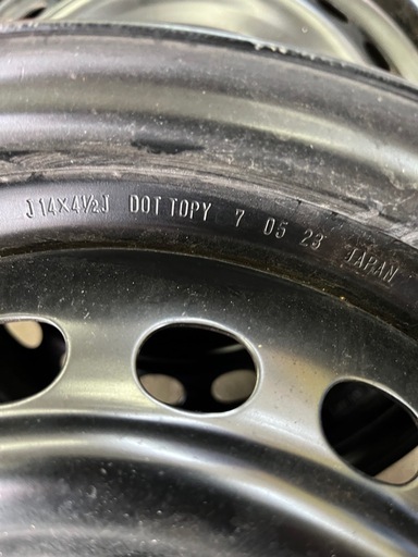 ホンダ 純正　13インチ　4本セット　ナット付き 中古 ホンダ純正 GJ4 パートナー ホイール スチール 13インチ 5J