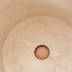 陶器鉢　白の画像