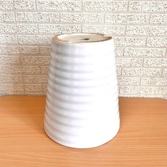 陶器鉢　白の画像