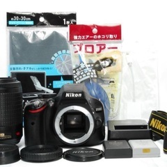 【美品】バリアングル液晶❣高画質一眼レフ❣Nikon D5100❣スマホ転送❣ 自撮り簡単✨バリアングル液晶❗️Nikon D5100✨スマホ転送OK