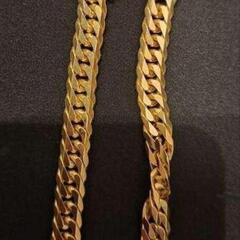 K18 6面ダブル 80g/50cm 喜平 キヘイ ネックレスの画像