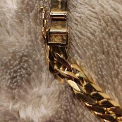 K18 6面ダブル 80g/50cm 喜平 キヘイ ネックレスの画像