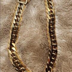 K18 6面ダブル 50g/20cm 喜平 ブレスレット 18金 ゴールドの画像