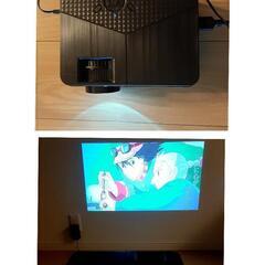 (直接引渡し限定7/15まで)エアリア LED PROJECTER2 SD-PJHD02　ホームプロジェクターの画像